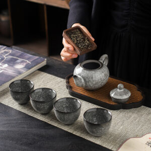 Dehua Black Ice Kung Fu Tea Set