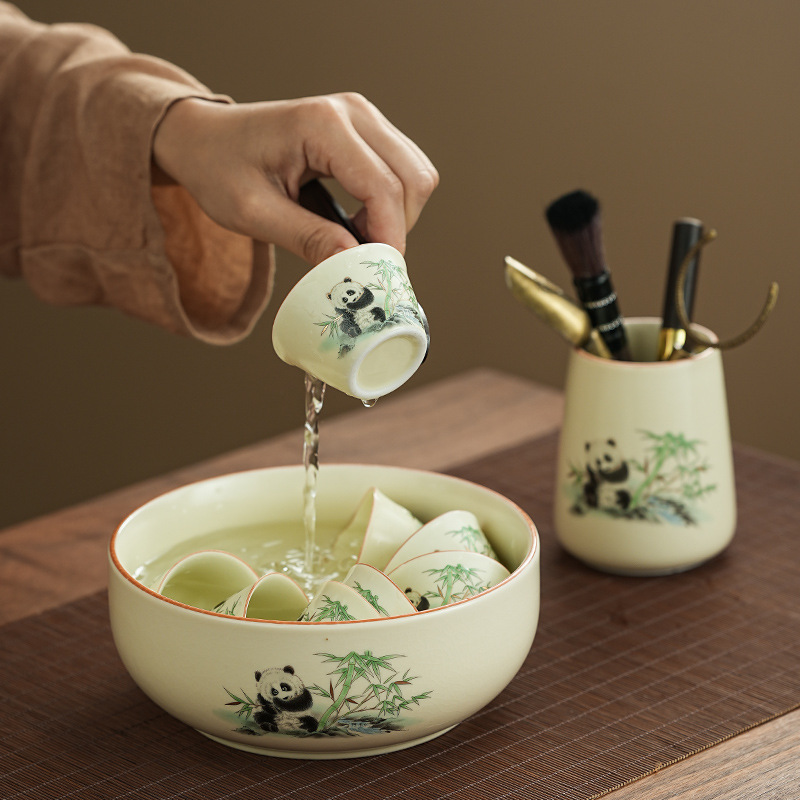 Ru Kiln Panda Teaware - Image 2