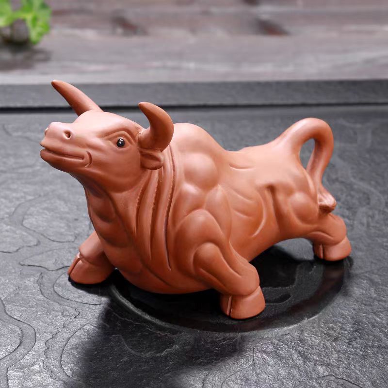 Large Purple Clay Tea Pet Ceramic - Image 2
