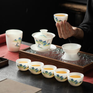 White Porcelain Gongfu Tea Set