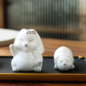 Jadeite Rabbit Tea Pet
