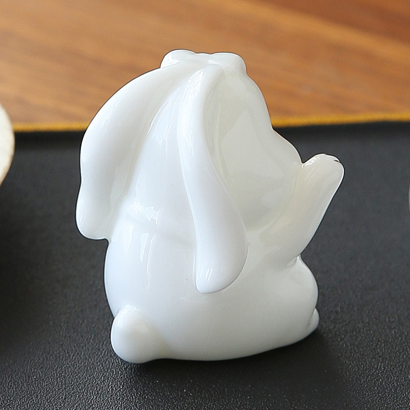 Jadeite Rabbit Tea Pet - Image 2